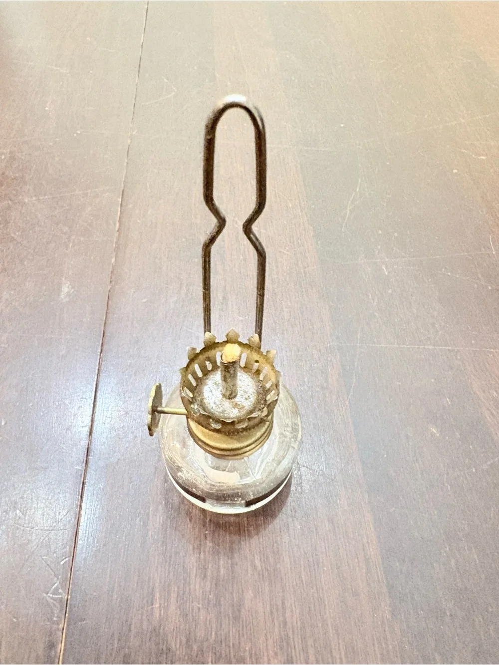 antique Vapo-Cresolene miniature kerosene oil lamp vaporizer